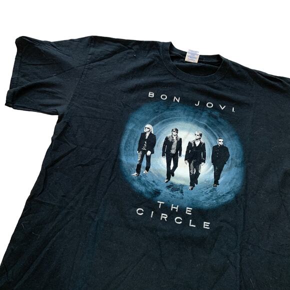 Bon Jovi Tour Band Graphic Tee Shirt XL Rock tshirt - Picture 1 of 5